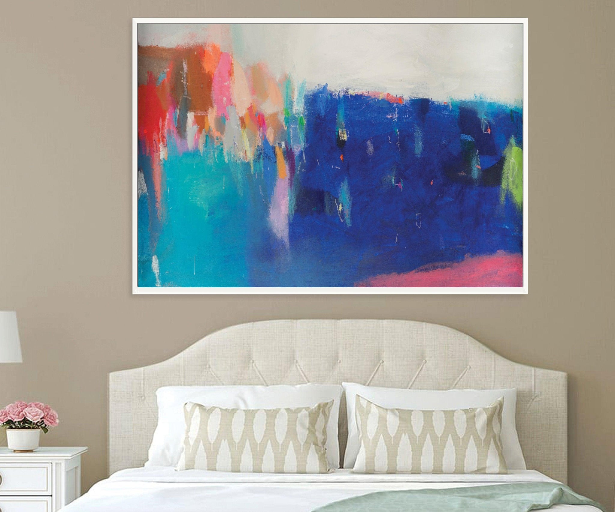 Seascape wall art print italy wall art print coastal decor Travel Wall Art Positano print by Camilo Mattis - camilomattis.com