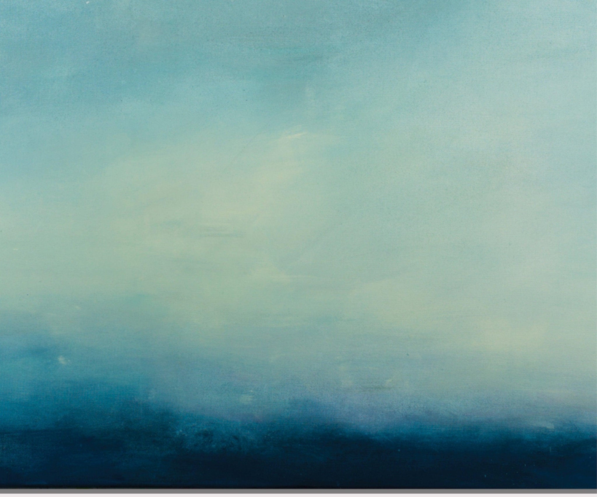 Landscape original painting Light blue ocean cloud painting tale seascape painting on canvas by Camilo Mattis - camilomattis.com