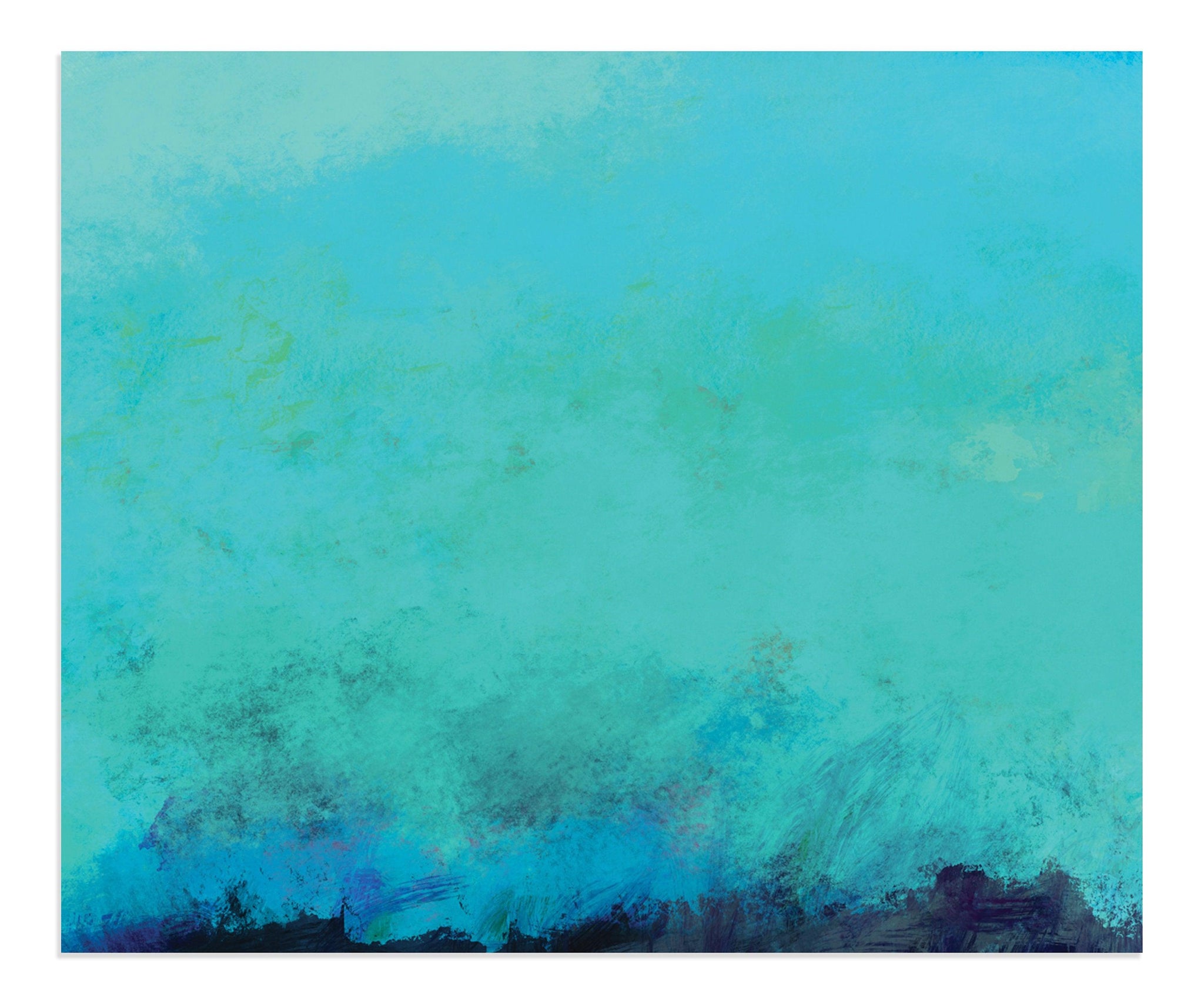 extra large Teal wall art print, Acrylic canvas print teal abstract wall art, large abstract art, Camilo Mattis - camilomattis.com