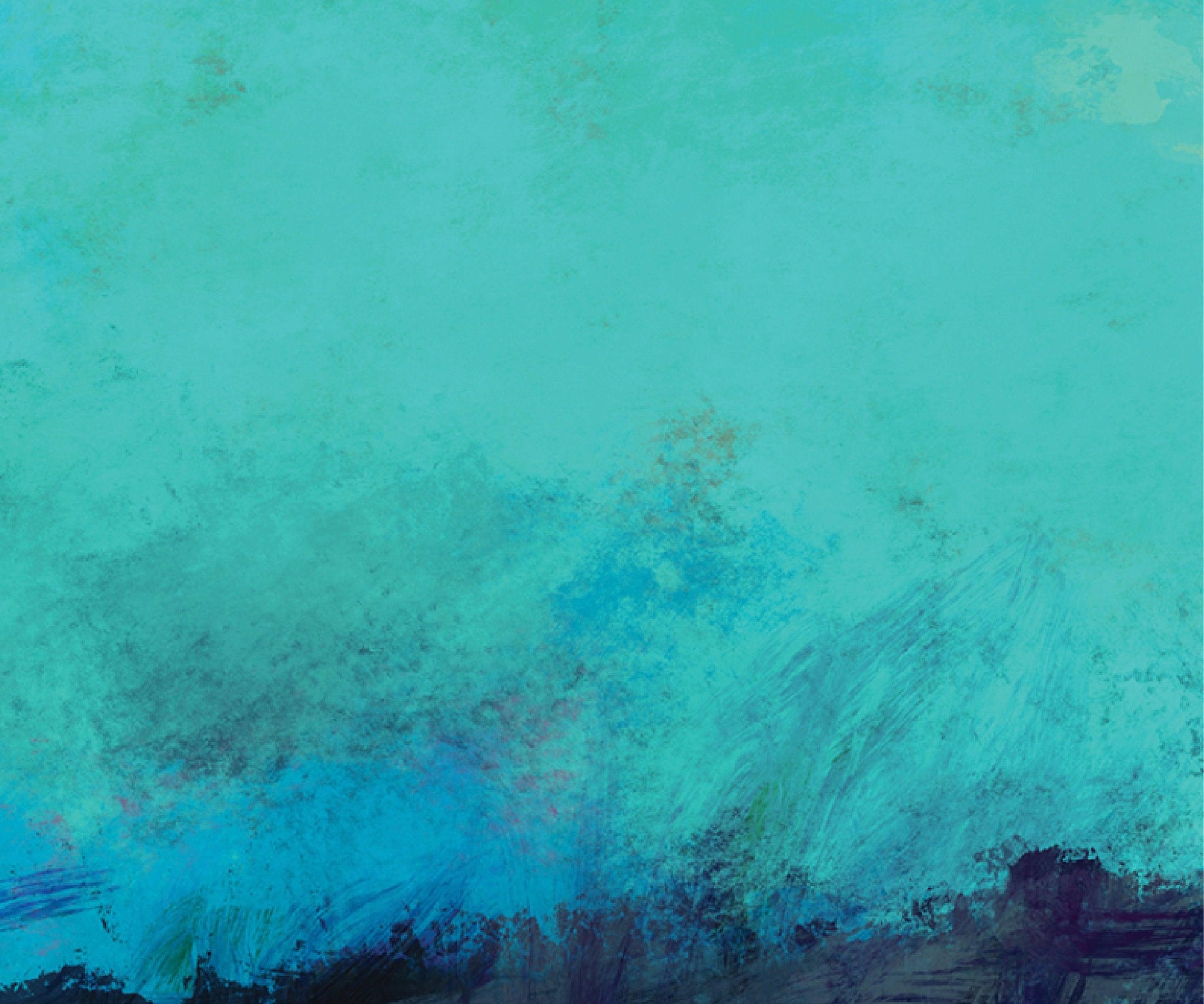 extra large Teal wall art print, Acrylic canvas print teal abstract wall art, large abstract art, Camilo Mattis - camilomattis.com