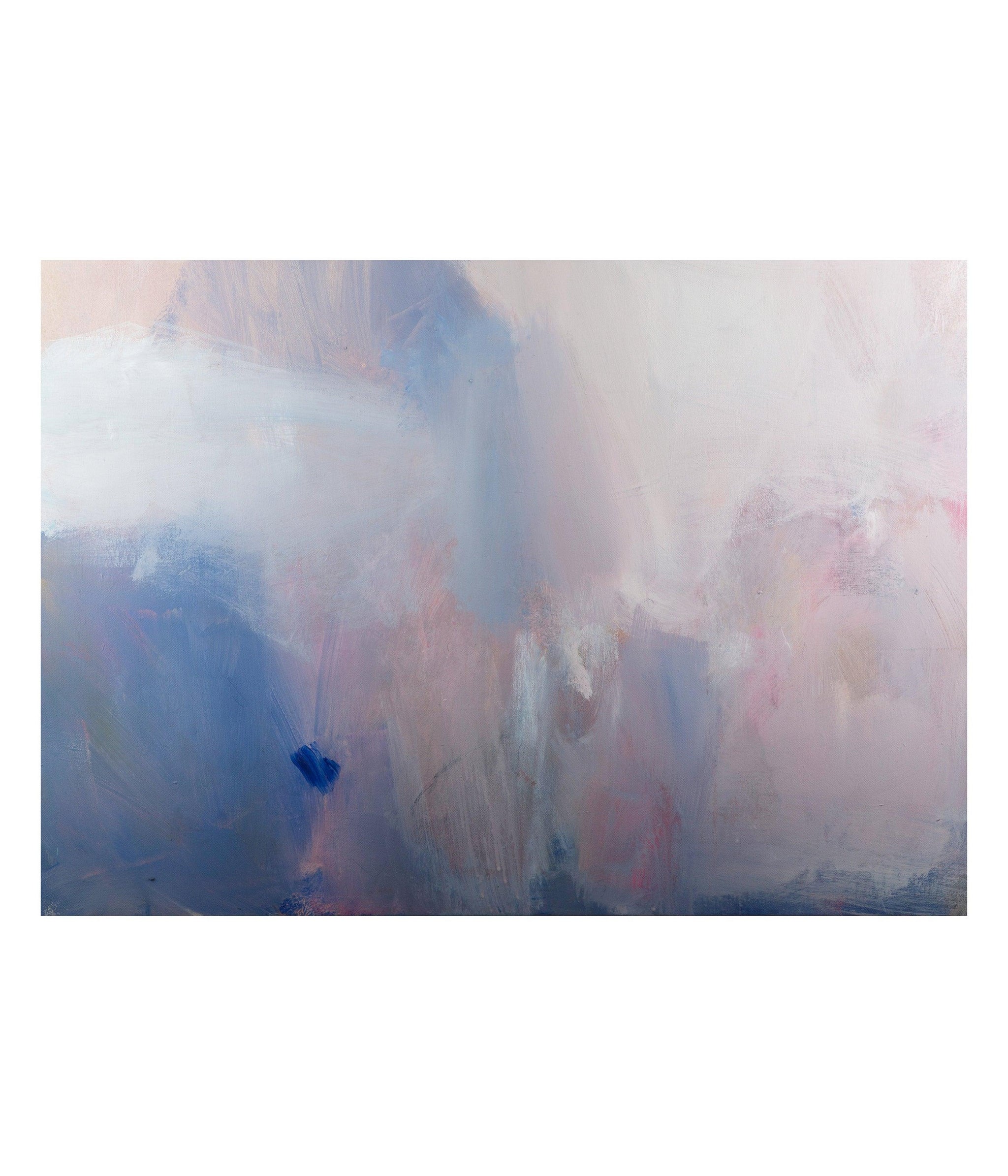 Blue oversized wall art print, ocean canvas art print extra large wall art print - camilomattis.com