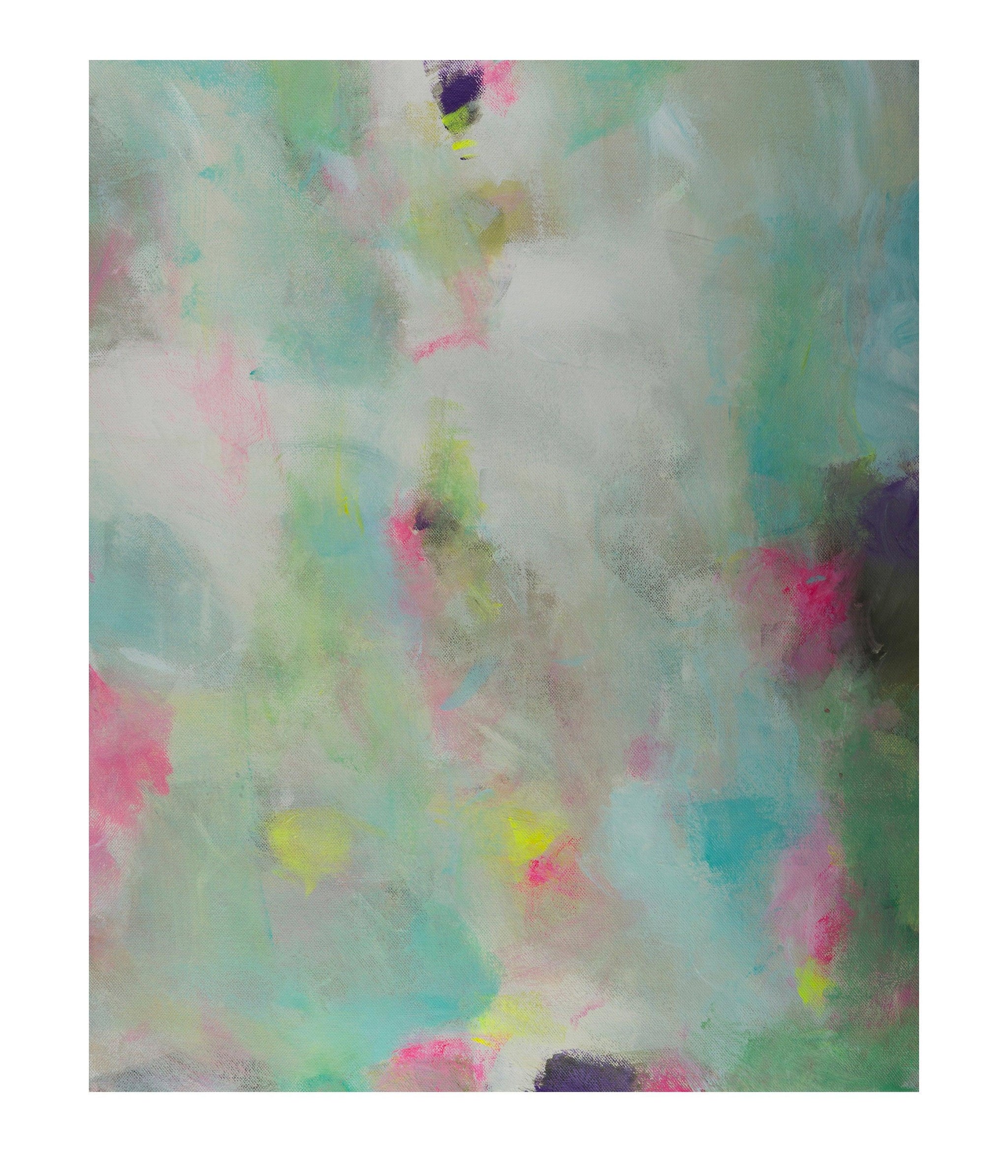 Teal large abstract print, turquoise extra large wall art print - camilomattis.com