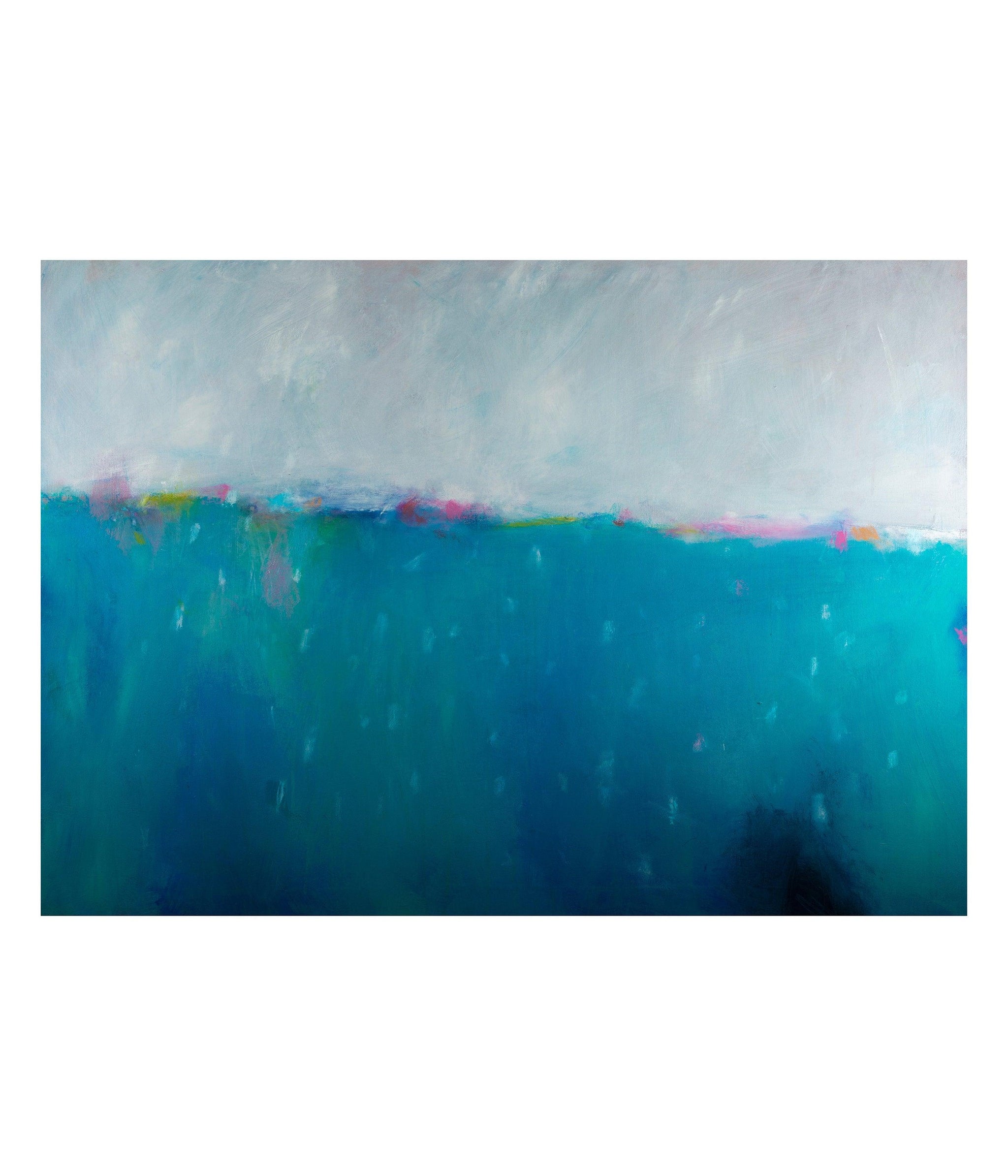 Coastal wall art print, Ocean canvas art print, extra large wall art beach print - camilomattis.com