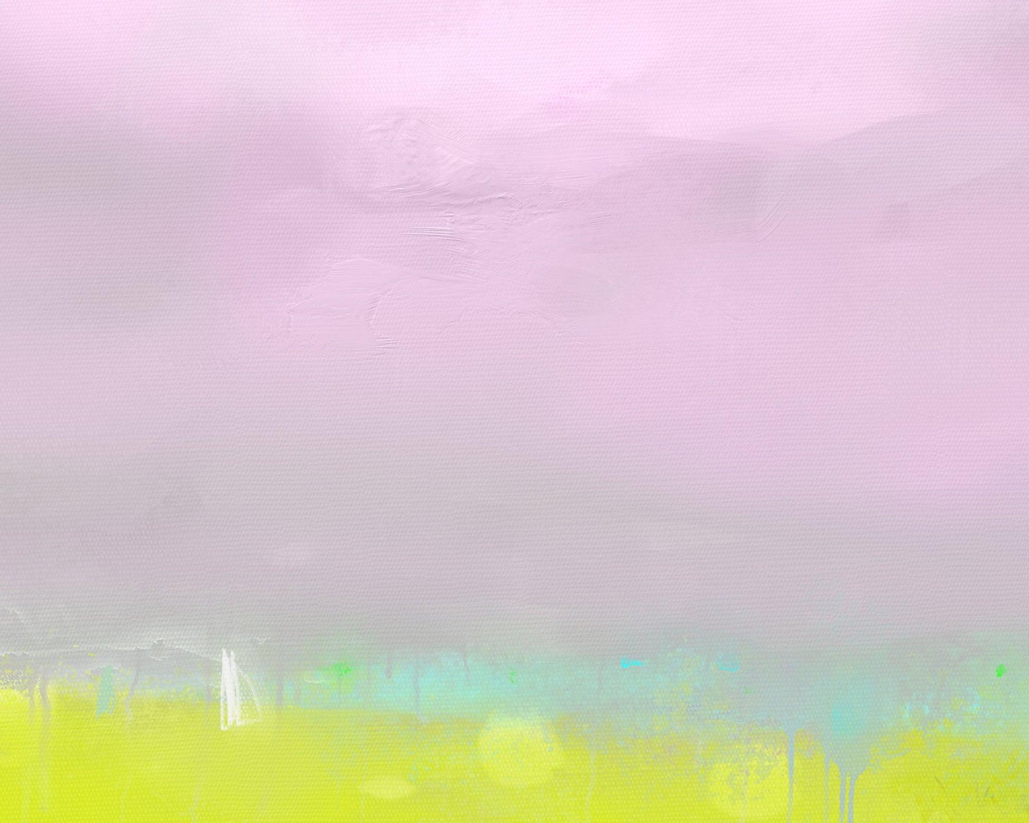 Pink and Green, large abstract painting, Large wall art print, Pink abstract print, colorful print, giclee print, Camilo Mattis - camilomattis.com