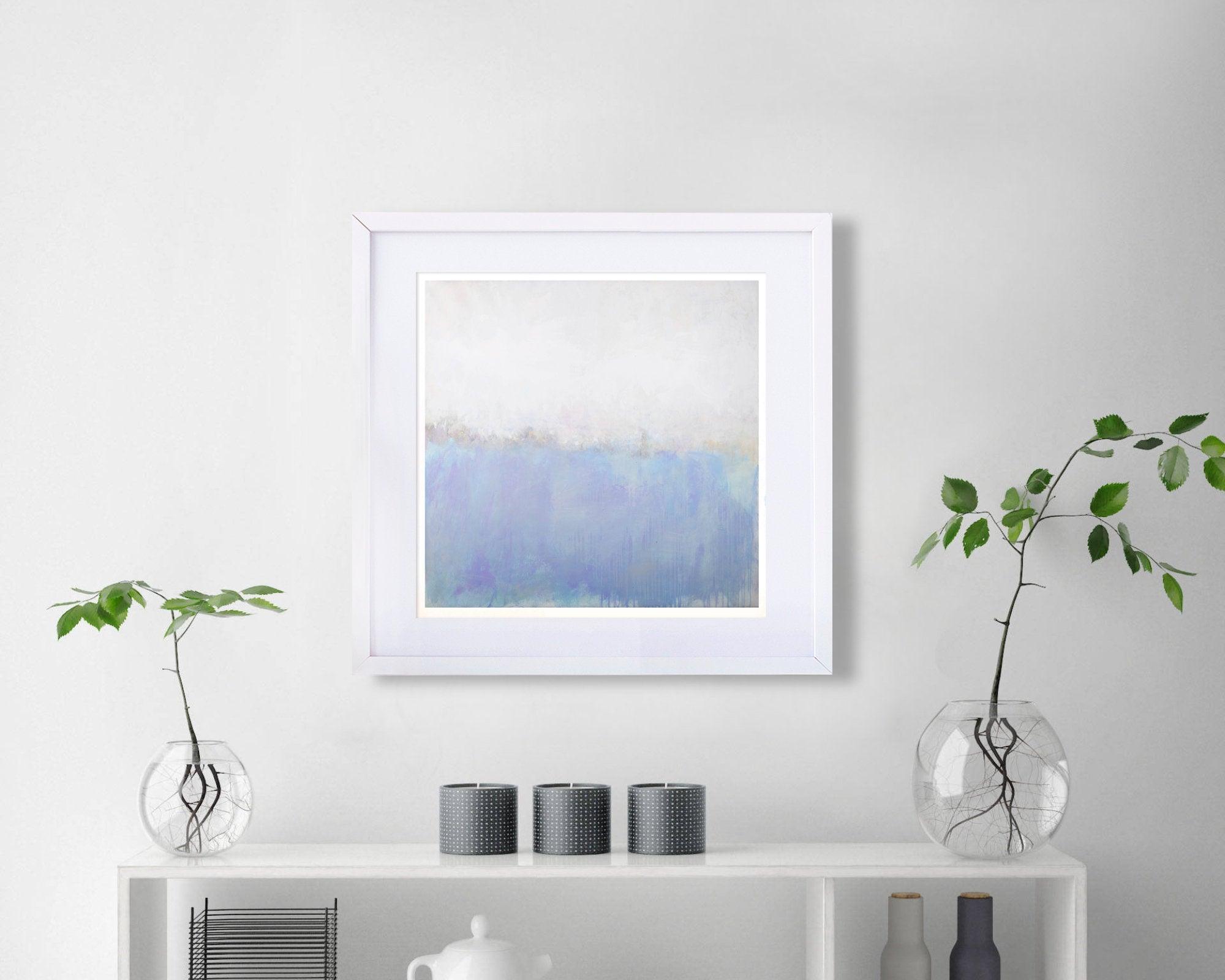 Abstract Seascape print on Canvas, print Art, Ocean wall print, Modern Art, Coastal Wall Art extra Large print - camilomattis.com