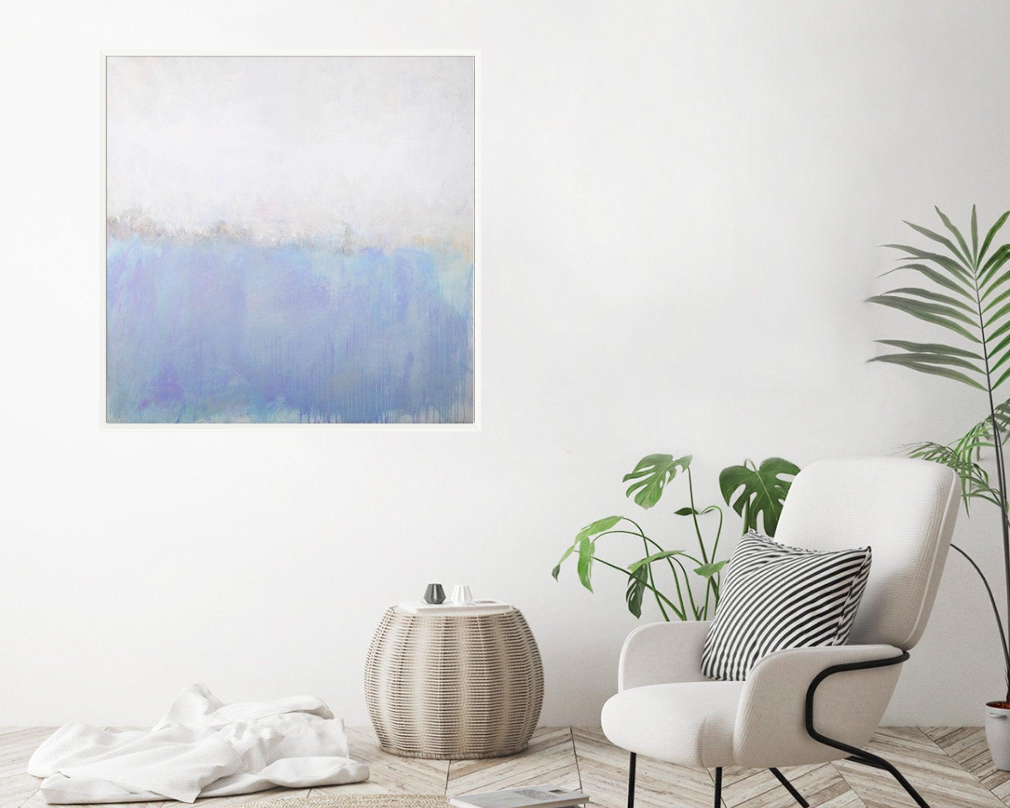 Abstract Seascape print on Canvas, print Art, Ocean wall print, Modern Art, Coastal Wall Art extra Large print - camilomattis.com