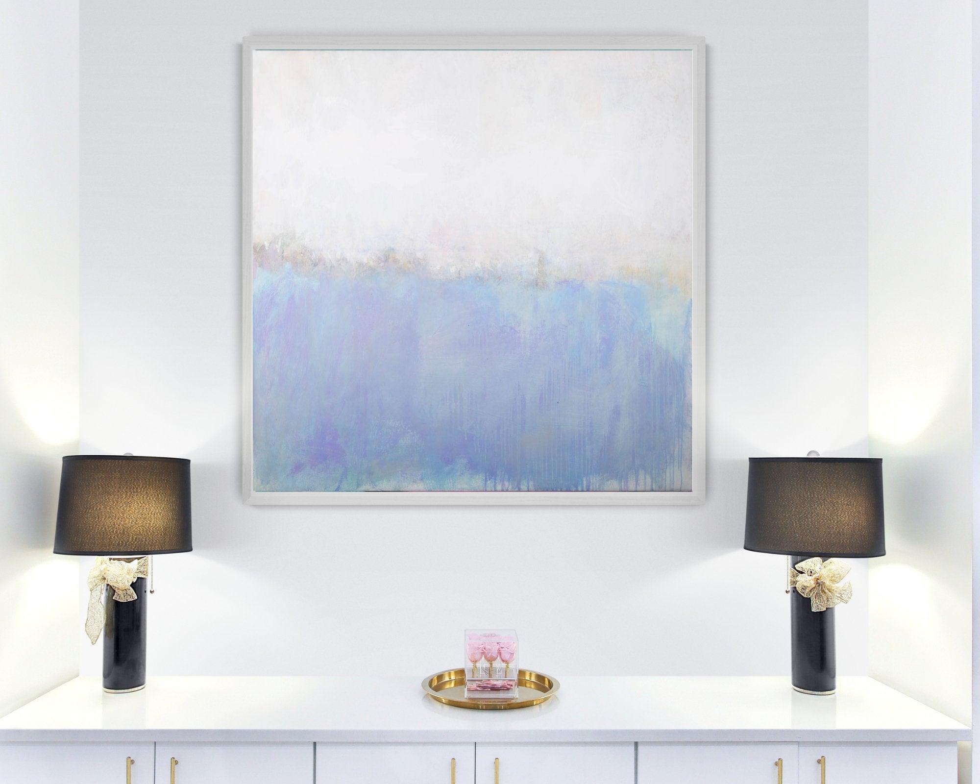 Abstract Seascape print on Canvas, print Art, Ocean wall print, Modern Art, Coastal Wall Art extra Large print - camilomattis.com