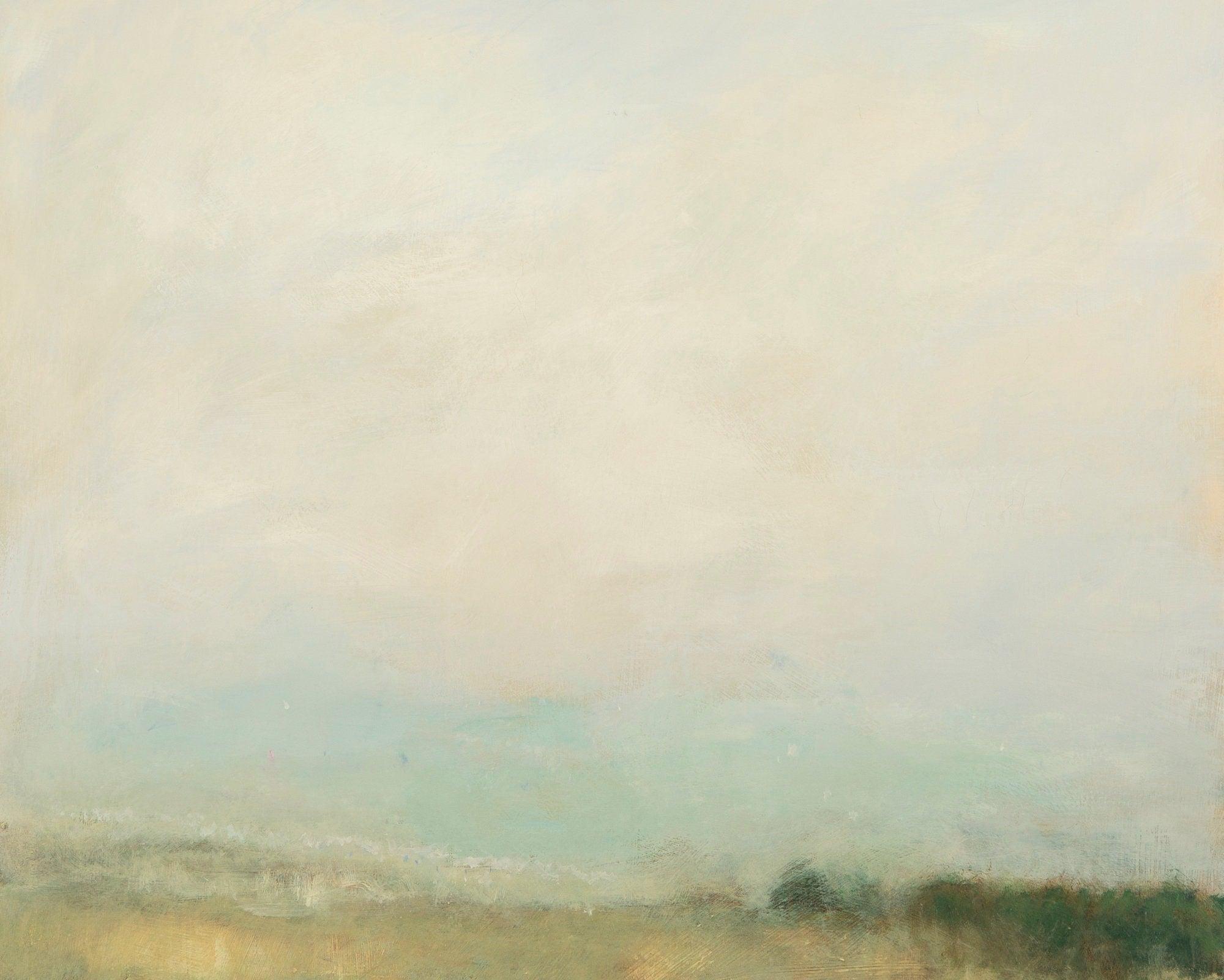 Original painting on canvas muted colors Country Landscape Scenery by Camilo Mattis - camilomattis.com