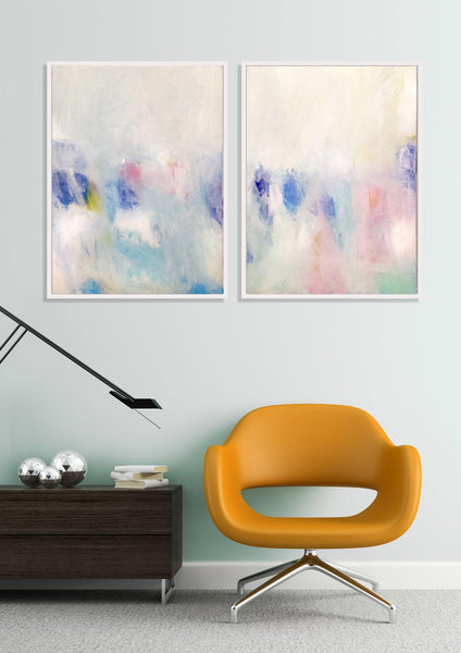 Set of 2 extra large prints, Abstract Acrylic Painting Giclee of Original Wall Art, abstract wall art, large abstract art, Camilo Mattis - camilomattis.com