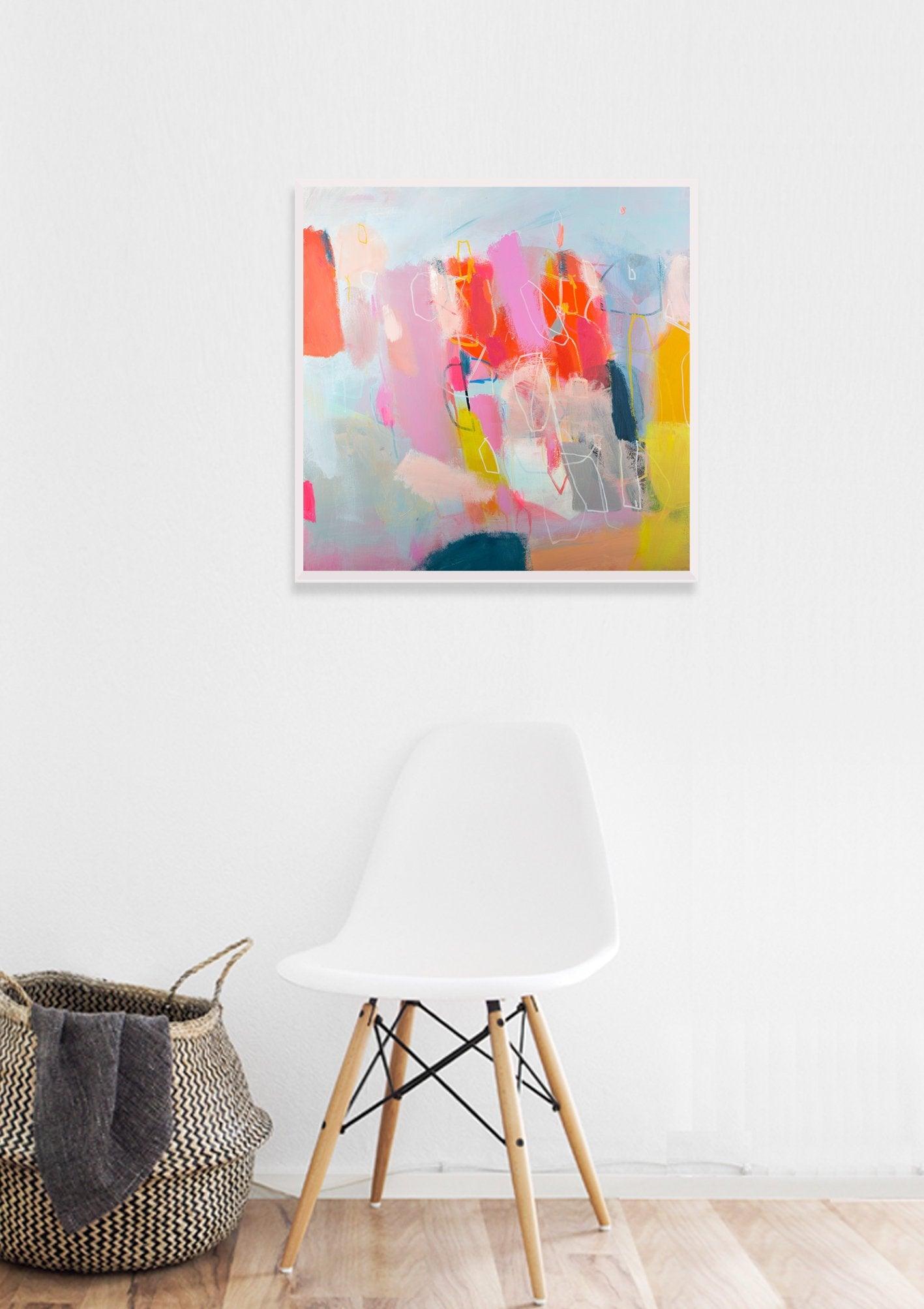 Abstract painting Original art, canvas art, Canvas painting, Colorful Abstract Art Acrylic painting by Camilo Mattis - camilomattis.com