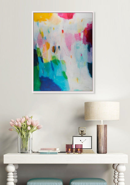 abstract colorful painting modern original abstract painting, living room painting, abstract modern wall art - camilomattis.com