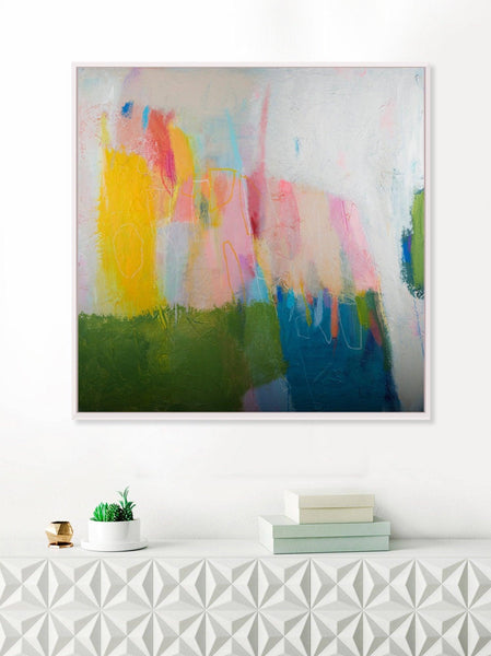 Nature abstract painting, abstract art, original wall art painting, modern wall art by Camilo Mattis - camilomattis.com