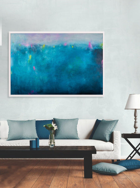 Colorful abstract painting, canvas painting, large wall art, abstract canvas art by Camilo Mattis - camilomattis.com