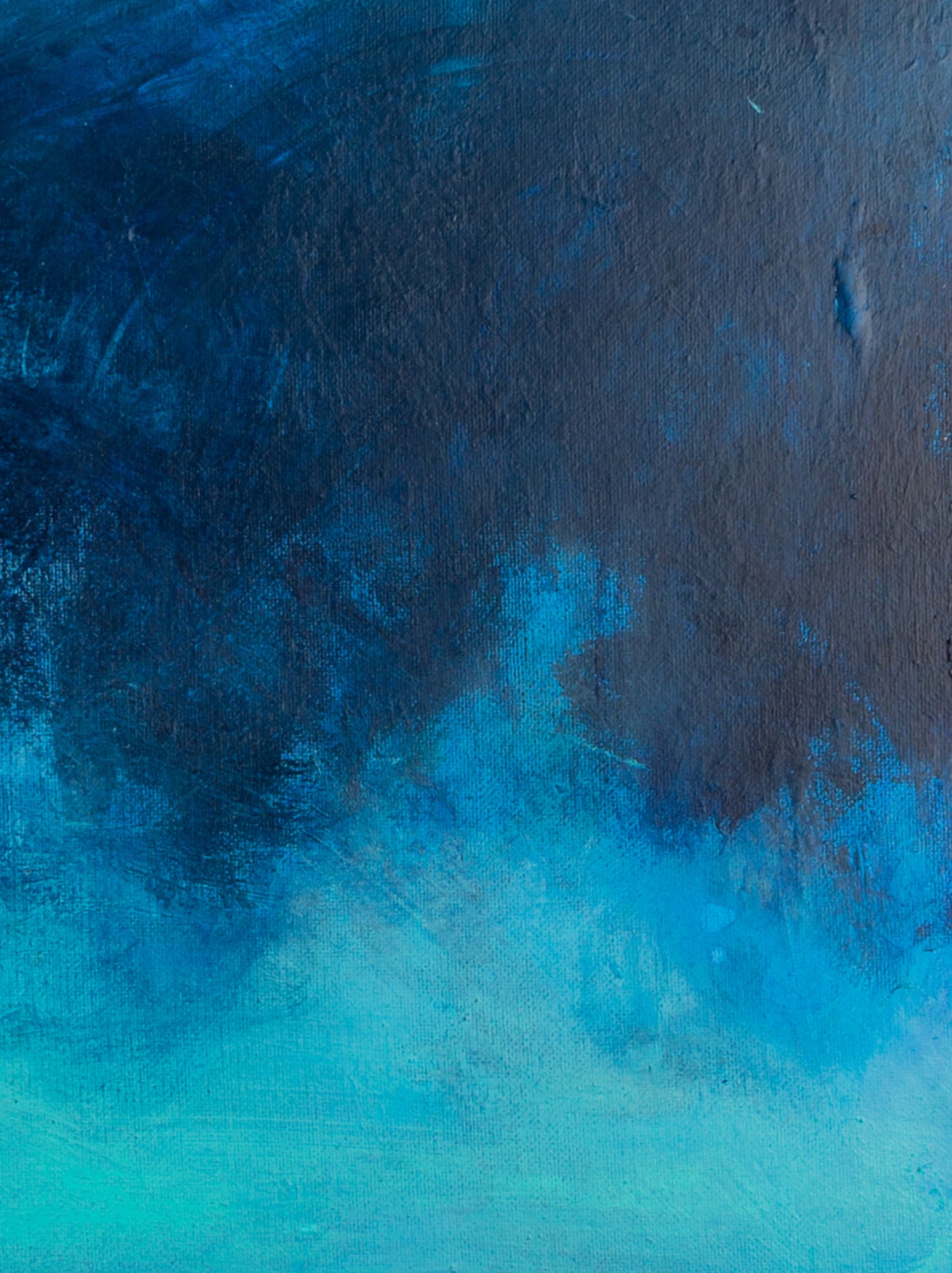 Blue ocean wall art decor, Canvas art abstract painting, Canvas painting, Colorful Abstract Art Acrylic painting by Camilo Mattis - camilomattis.com