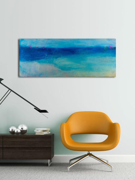 Blue abstract art Coastal wall decor beach wall decor ocean painting ocean decor nautical wall art by Camilo Mattis - camilomattis.com