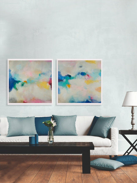 Wall art set original acrylic Abstract painting Original art, canvas art, Canvas painting, Colorful Abstract Art - camilomattis.com