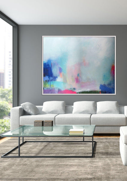 large abstract painting, Large wall art print, colorful abstract print, colorful print, giclee print, Camilo Mattis - camilomattis.com