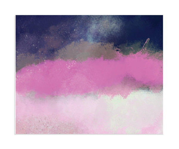 Pink and Blue Extra large wall art print Pink wall art print living room wall art canvas wall art by Camilo Mattis - camilomattis.com