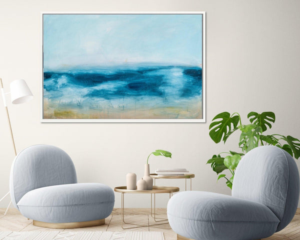 Beach abstract print coastal Wall Art neutral coastal art, beach wall art summer print abtract painting print 