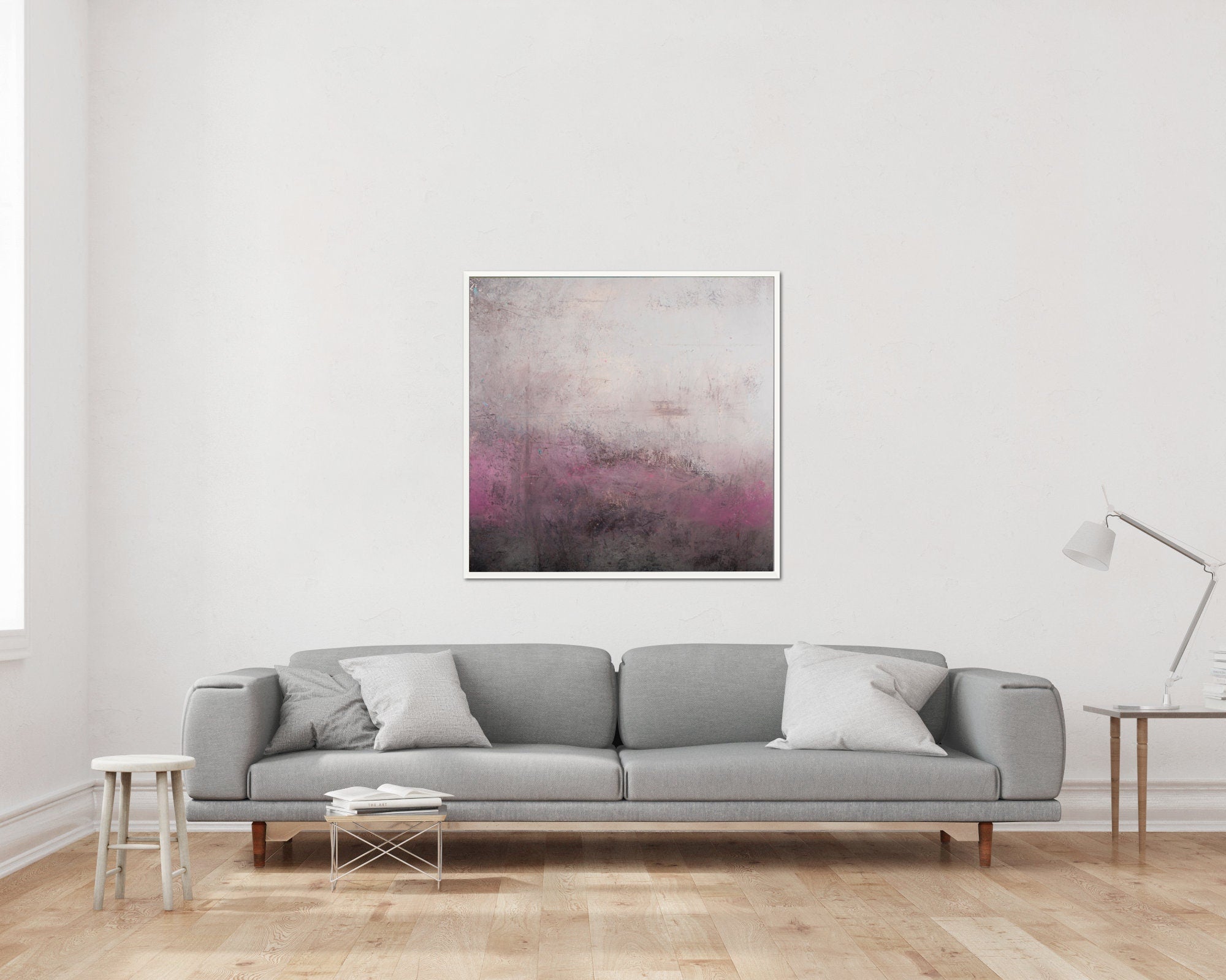 Pink extra large wall art, Large Minimal Painting, Large Wall Art, Modern Wall Art, Neutral Painting, Rothko, Rothko Inspired